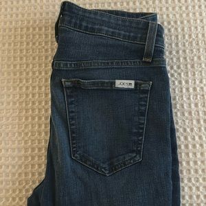 Dark blue, high-rise, skinny ankle Joe’s. W 27 size.